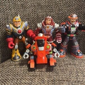 Lot of 4 Mattel Rescue Hero’s !​​​​​​​